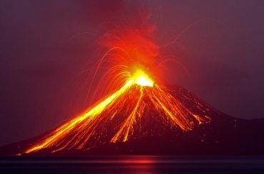 Volcanic eruption