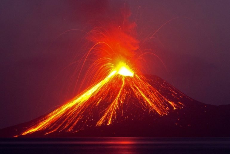 Volcanic eruption