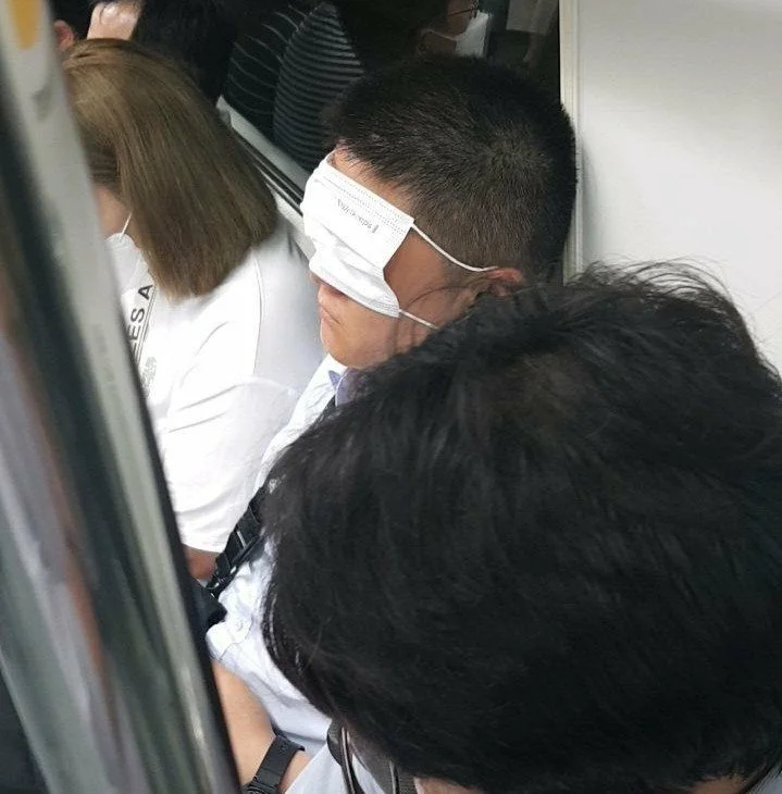 마스크가 잠잘 때 수면 안대?